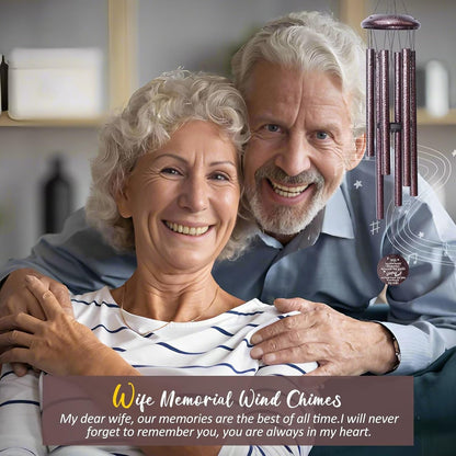 Memorial Gifts for Loss of Wife, 25''Memorial Wind Chimes of Sympathy Gifts for Loss of Wife, Bereavement, Condolence, Remembrance Gifts,Windchimes in Memory