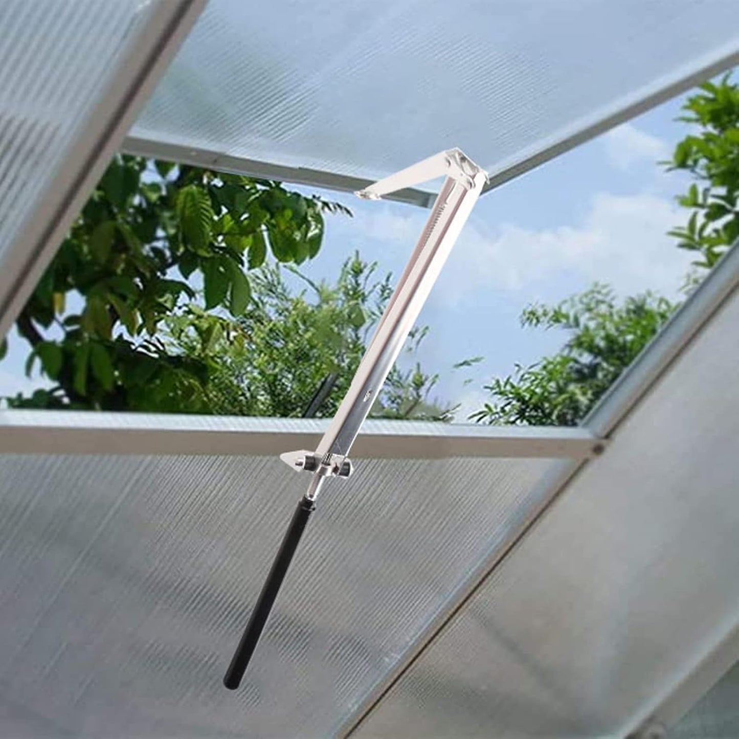 Greenhouse Vent Automatic Opener, Solar Heat Sensitive Roof Vent Opening Kits, Auto Ventilation Window Opener Agriculture Greenhouse Accessories Lifts 15 Lbs