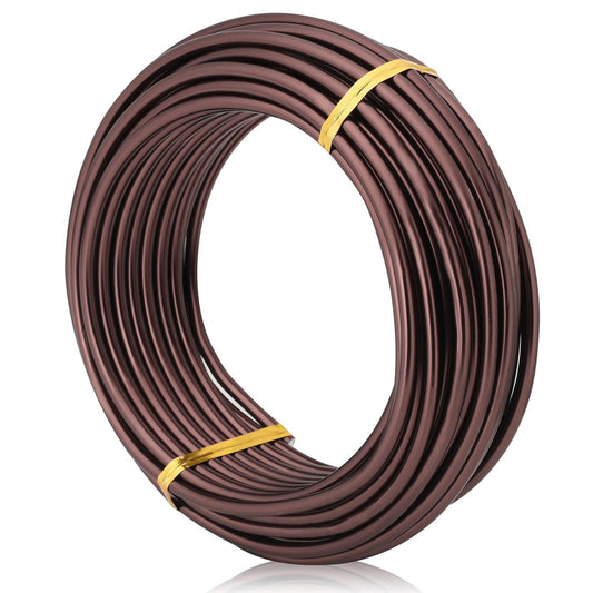 Bronze-3.5-Anodized Aluminum Bonsai Training Wire 250g Large Roll,Many Size to Choose,KSVZS Bendable Metal Wire for Crafts,Sculpting,Armature and Daily Use,Necessities for Family