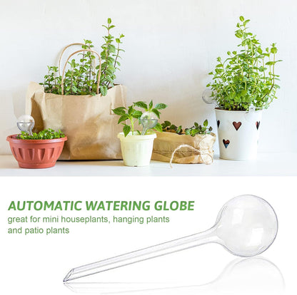 8 Pcs Clear Plant Watering Globes,Plastic Self Watering Bulbs Ball,Garden Water Device for Plant Indoor Outdoor(Small)