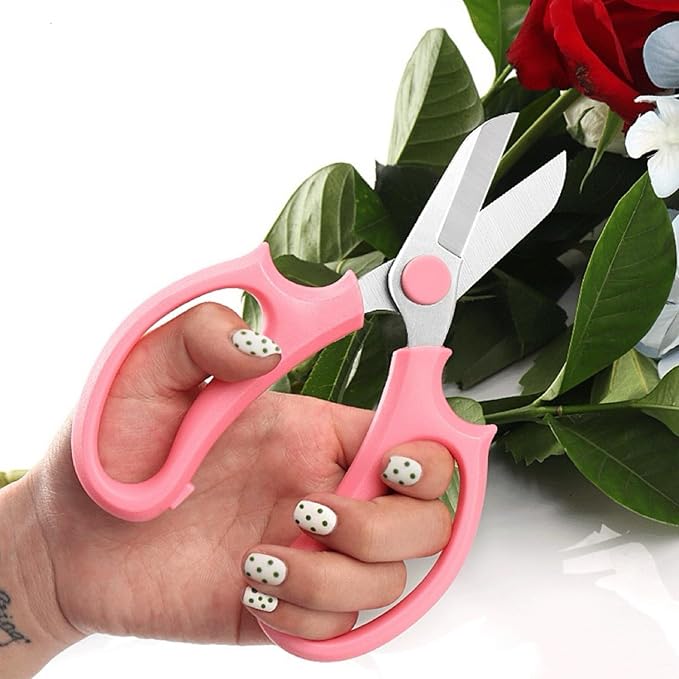 4 Pcs Flower Rose Thorn Stripper Thorn Leaf Remover Tool Garden Tool Sets Leaf Stripping Tool with Garden Glove and Garden Scissor