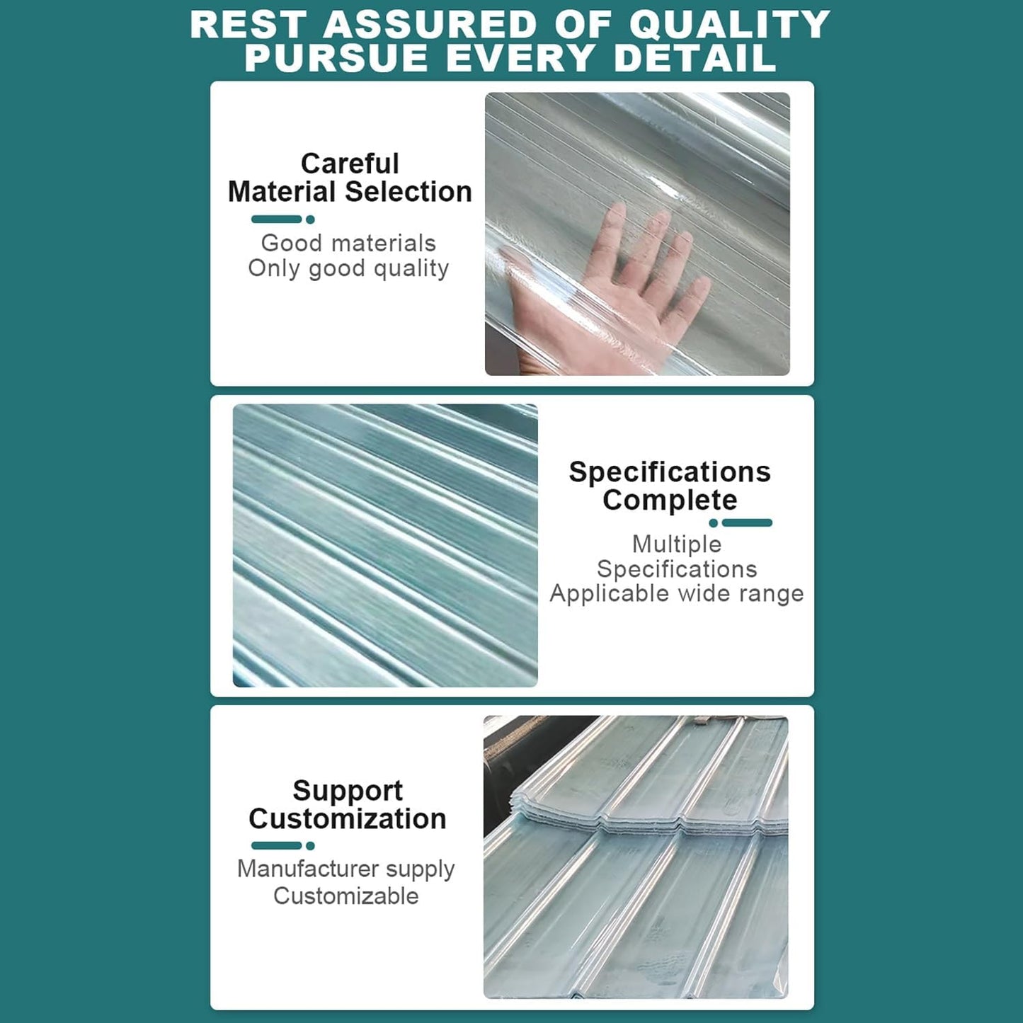 Plastic Roof Panels,Translucent Greenhouse Panel,Daylighting Roof Panels,Sturdy Panel,Cuts Easily,for Patio Garden Balcony etc.(35.43x114.17in)