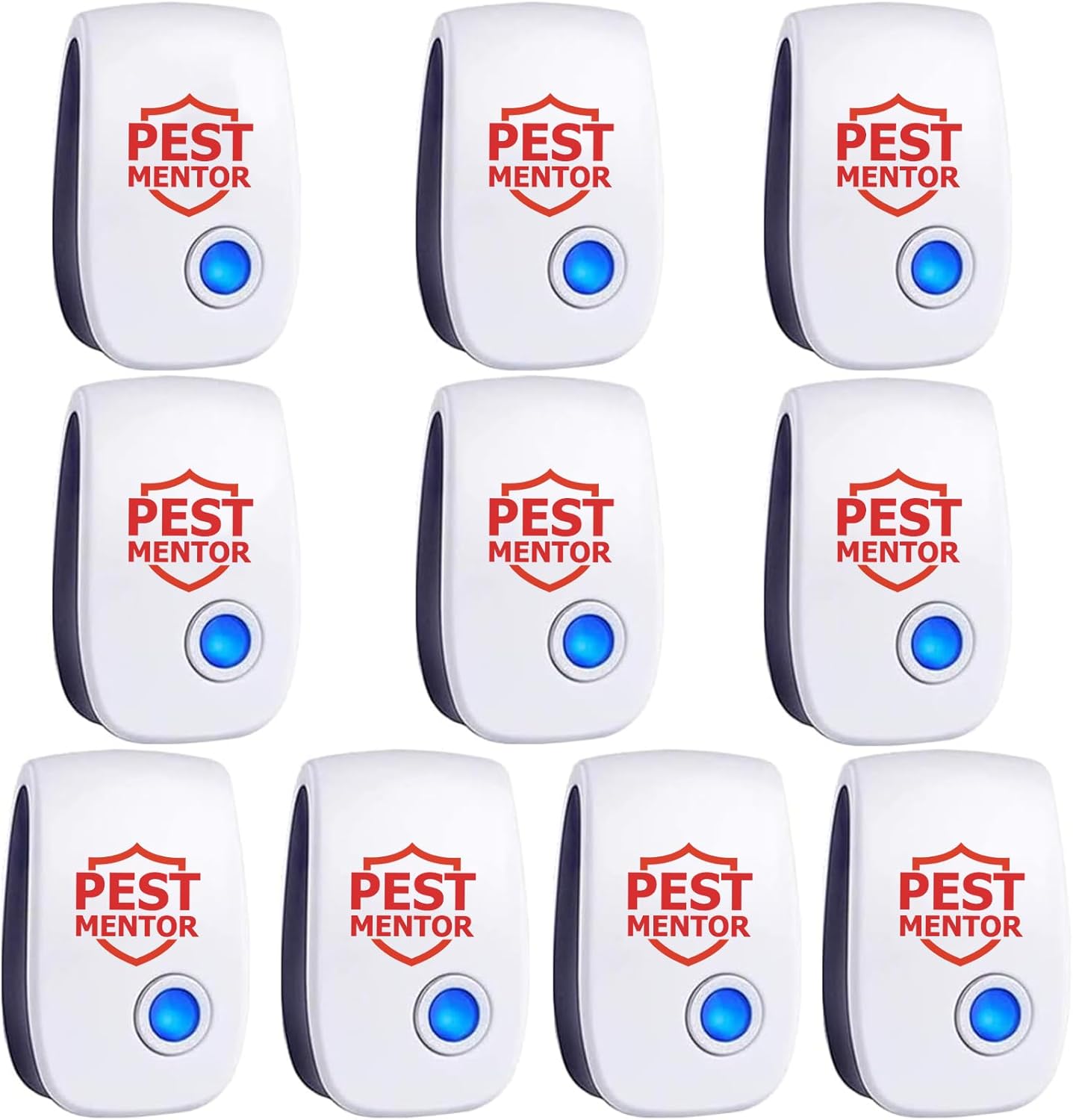 Ultrasonic Pest Repellent 10 Packs, Indoor Pest Control Repeller Plug in,Mouse Rodent Repellent for Ant Rodent Roach Mouse Mosquito Bugs Spider Insect Deterrent,3 Mode Switching