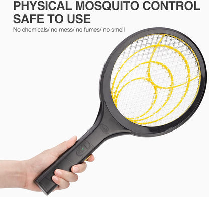 mafiti Fly Swatter Electric, Battery Powered Fly Killer Mosquito Zapper Bug Zapper Racket for Indoor Outdoor (2 Pack)