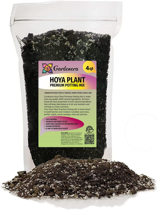 Gardenera Hoya Plant Premium Potting Mix - 4 Quart - Optimal Balance for Thriving Hoyas: Air