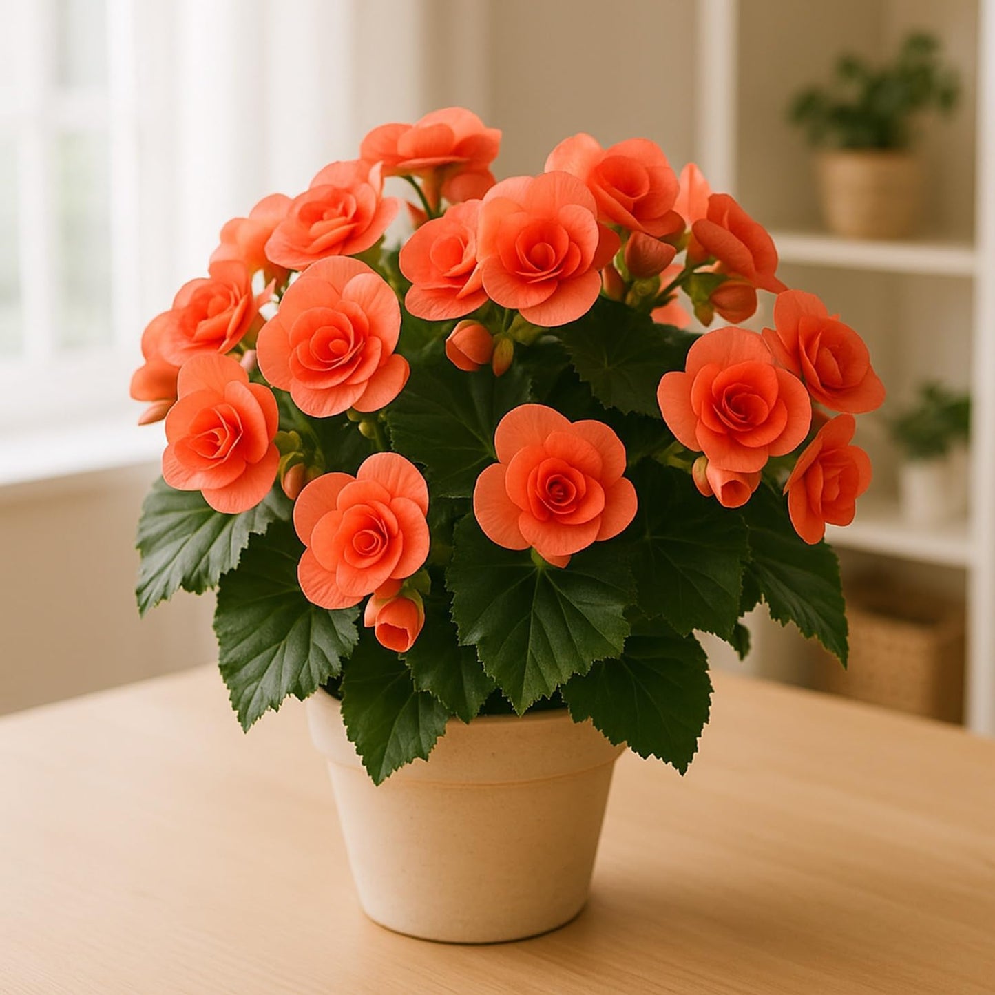 Grow Indoor Begonia Flowers - 3 Healthy Bulbs to Grow Indoors