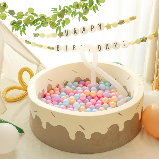 TRENDPLAY Plastic Balls for Ball Pits - Hollow Balls- Safe and Exciting Playtime - Perfect for Baby
