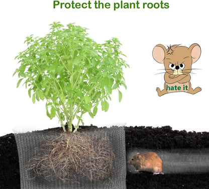 5pcs 3 Gallon Gopher and Vole Wire Baskets Protect Plants, Trees, Flowers and Bulbs from Voles, Gophers and Moles
