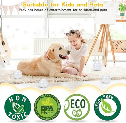 TRENDPLAY Plastic Balls for Ball Pits - Hollow Balls- Safe and Exciting Playtime - Perfect for Baby