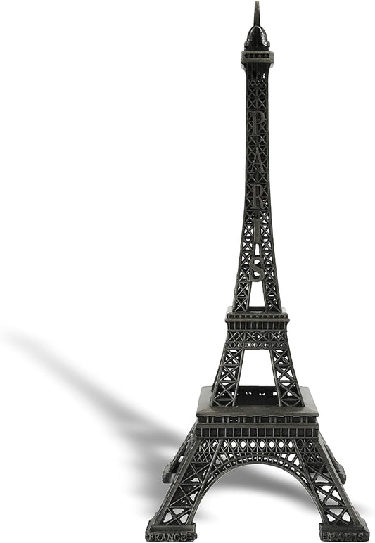 allgala 10" Eiffel Tower Statue Decor Alloy Metal, Black