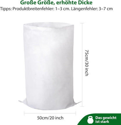 20 Pack Heavy Duty Sand Bags, (20" X 30"), Used for Flooding, Builders, Garden Waste, Grain Storage and Cargo Handling (20)