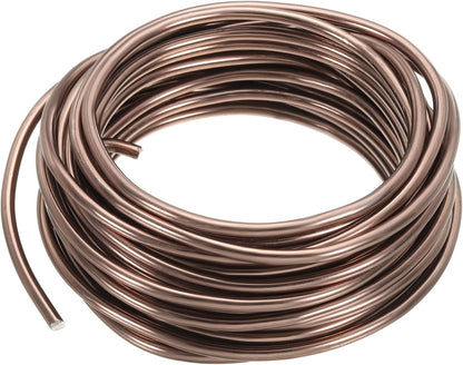 PATIKIL 4mm x 23ft Bonsai Training Wire,Floral Wire Stems Anodized Aluminum Tree Wire for Gardening Branch Fixing,Brown