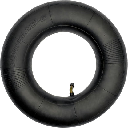 3.50/4.00-6 Inner Tube with TR87 Bent Valve Stem (1 Pack), for Hand Trucks, Utility Cart, Lawn Mowers, Wheelbarrows, Dollys, Scooters, Replacement 13x4.00-6,4.00-6 Tire.