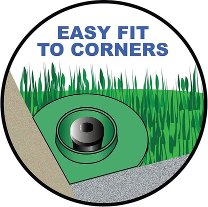 GRASSHOLE - Patented Sprinkler Head Protection Sprinkler Donut, Lawn Sprinkler Guard, Plastic Donuts for Sprinkler Heads (1 Pack)