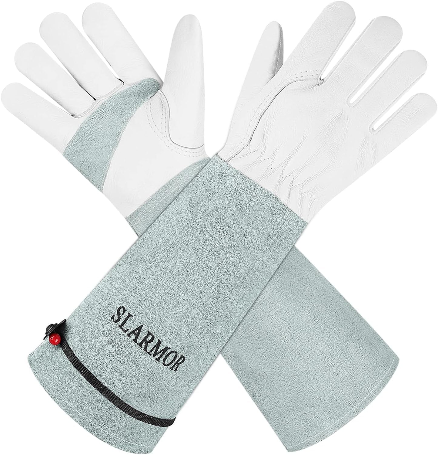 Long-Gardening-Gloves Women/Men-Thorn proof Rose Pruning Heavy Duty Gauntlet-XS