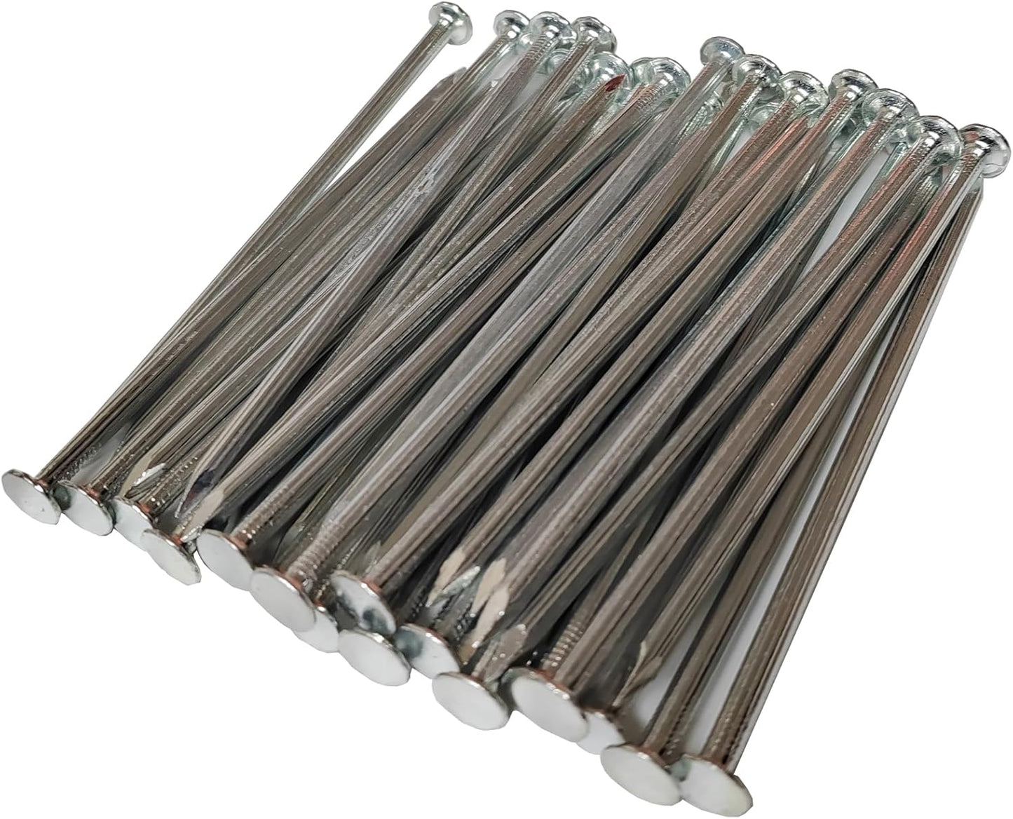 Landscape Stakes,Metal Galvanized Landscape Spikes for Artificial Turf,Tent Spikes,Paver Edging (50, 6 in)