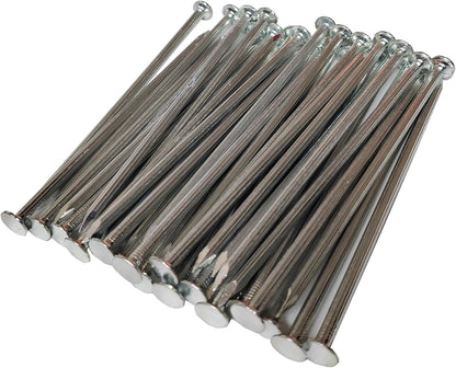 Landscape Stakes,Metal Galvanized Landscape Spikes for Artificial Turf,Tent Spikes,Paver Edging (50, 6 in)