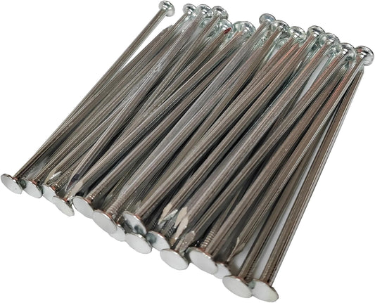 Landscape Stakes,Metal Galvanized Landscape Spikes for Artificial Turf,Tent Spikes,Paver Edging (50, 6 in)