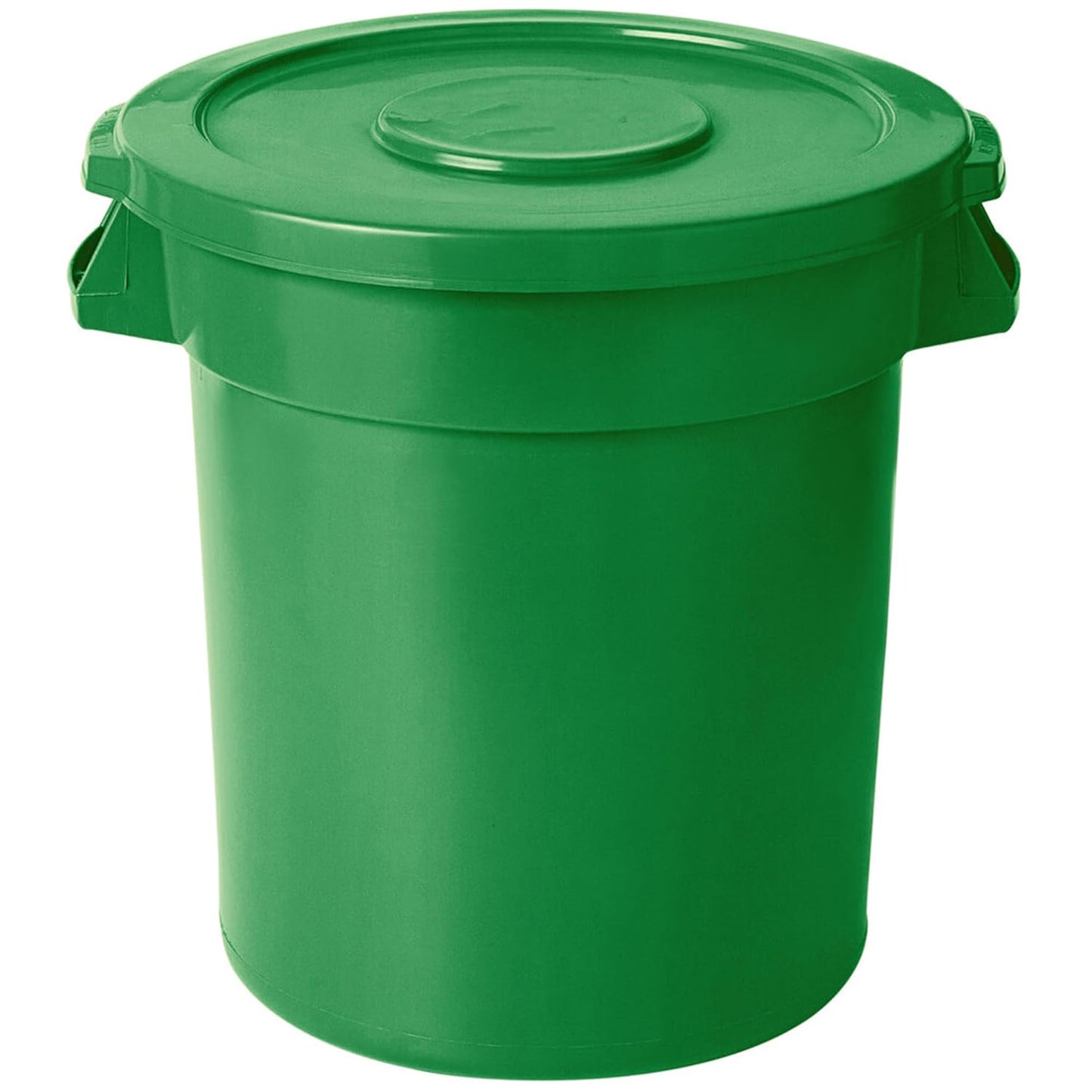 PRO&Family Trash can with Lid (Green, 20 Gallon)