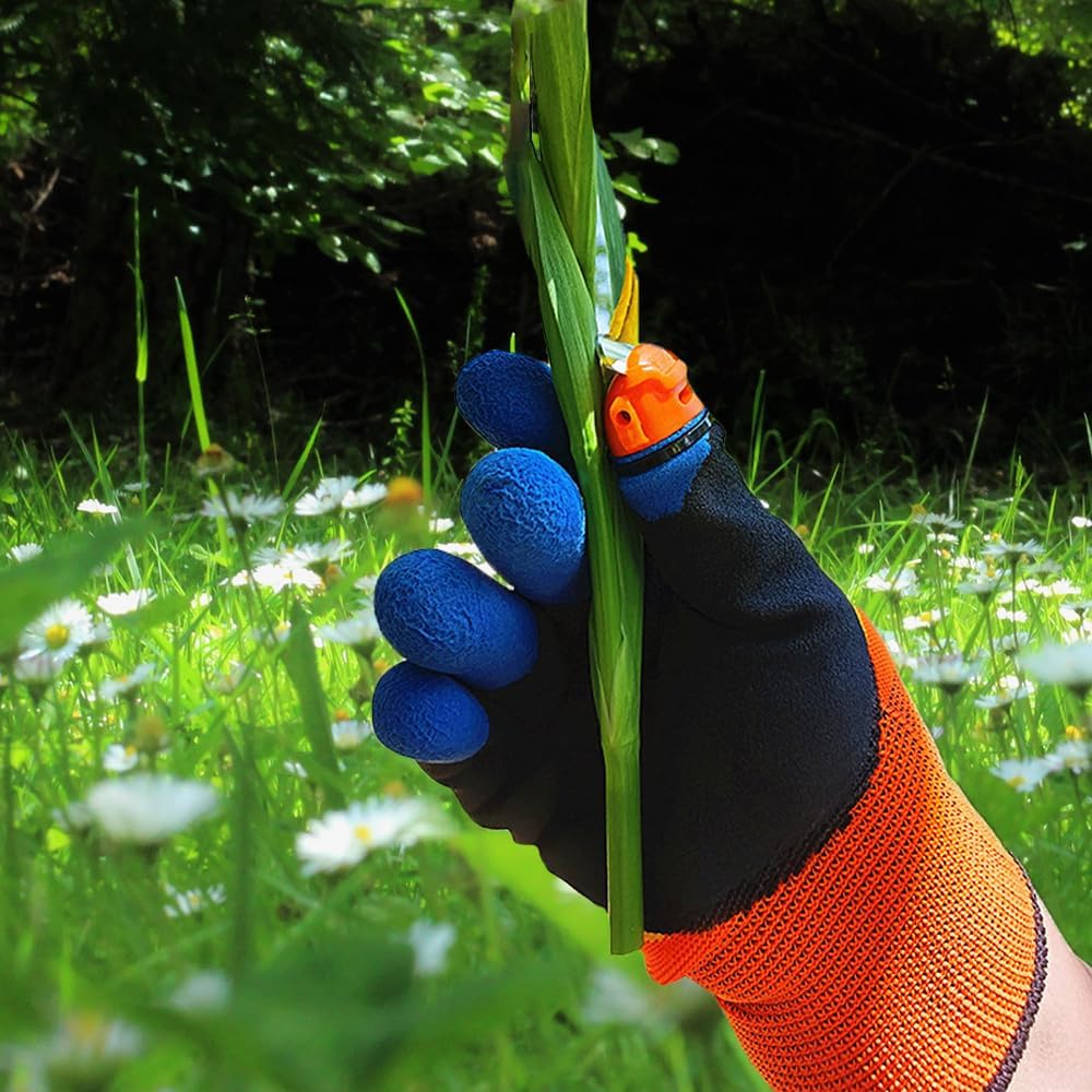 1 Set Garden Silicone Thumb Knife, Fruit and Vegetable Picking Thumb Knife Picking Knife Garden Tools for Plants Trimming