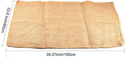KEILEOHO 8 Pack 40 X 24 Inch Large Burlap Bags, Large Burlap Sacks for Gardening, Planting Growing Bag, Potato Bags