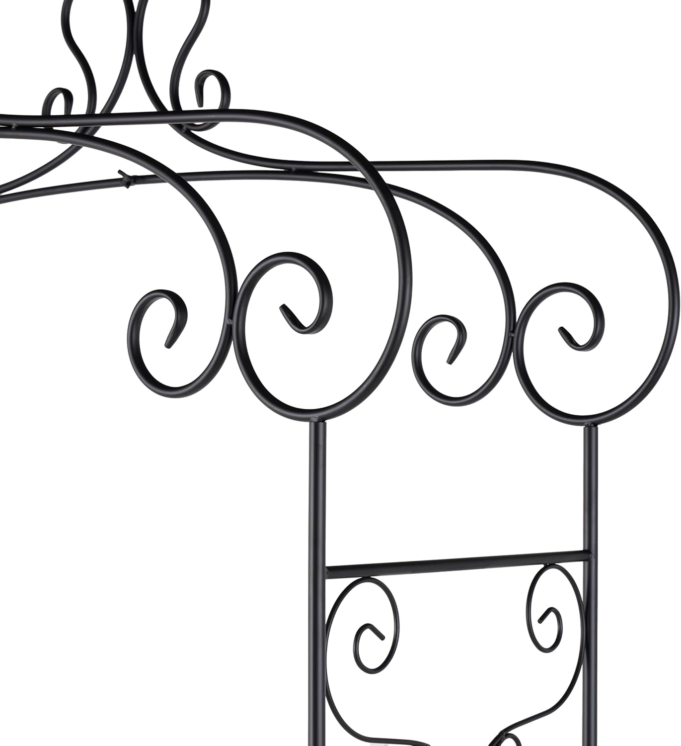 Deco 79 68701 Metal Garden Arch, 44 by 95-Inch, Black