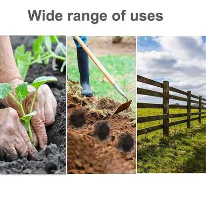Garden Auger Post Hole Digger 1.6 x 16.5 in Long Handle Bulb Planter Tool Solid Shaft Extend Spiral Planting Auger Drill Bit for Planting Bulbs Seedlings，Digging Holes Deep Cultivating