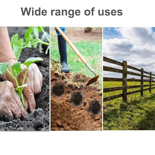 Garden Auger Drill Bit Post Hole Digger Auger Bulb Planter Tool 1.6 x 8.7 in, Hex Shank Rust-Proof Steel, for Digging Holes Deep Cultivating,Planting Bulbs