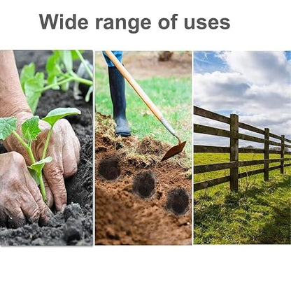 Garden Auger Drill Bit Post Hole Digger Auger Bulb Planter Tool 1.6 x 8.7 in, Hex Shank Rust-Proof Steel, for Digging Holes Deep Cultivating,Planting Bulbs