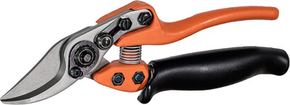 Original LÖWE 12 Bypass Secateurs 12.109 with Short Precision Cutting Head - Lightweight Right-Handed Rose Scissors for Medium to Large Hands Ideal for Precise Cutting of Plants Roses