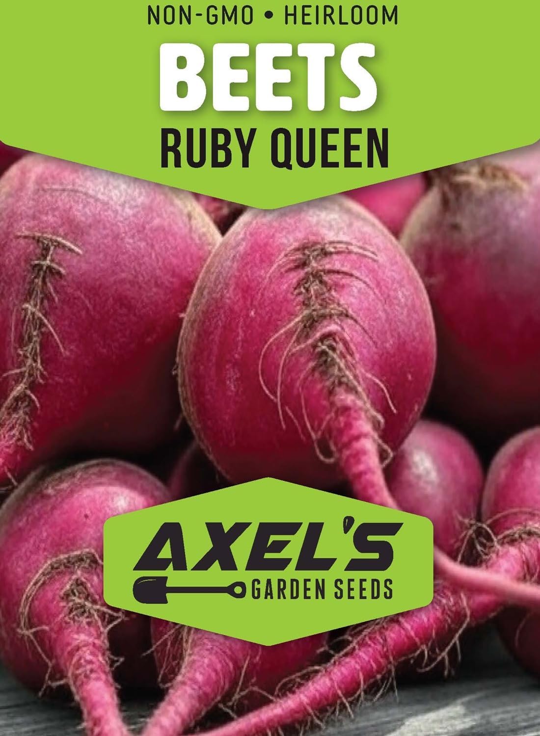 Ruby Queen Beet Seeds for Planting – Plant & Grow Heirloom Red Beets in Home Outdoor Vegetable Garden, Beta vulgaris – 1 Packet Approx 50 Seeds