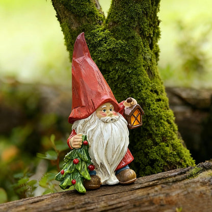 Garden gnome Statue Decoration, 6.4", for Indoor and Outdoor Home Balcony, Courtyard, and Lawn, Suitable for gnome and Gardening Enthusiasts, a Gift for mom, Women, or Birthday Present.