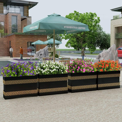 RECUTMS 12 Bundles Artificial Outdoor Plants, Artificial Greenery for Flower Arrangements Shrubs UV Resistant Faux Plastic Plants Spring Decorations for Home Front Porch Decor(White)