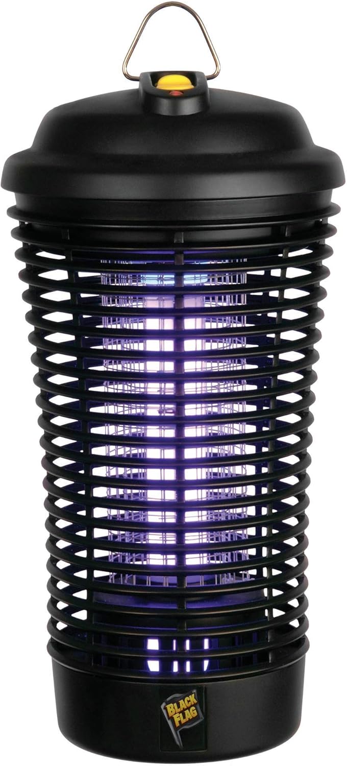 Black Flag 40W Deluxe Outdoor Bug Zapper – Electric Insect Killer for Mosquito & Flying Pests, Weather-Resistant, Covers 1.5 Acres