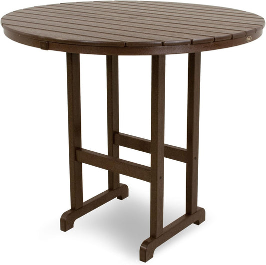 Trex Outdoor Furniture TXRBT248VL Monterey Bay Round Bar Table, 48-Inch, Vintage Lantern