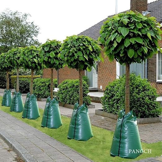 Tree Watering Bag, 20 Gallon Slow Release Tree Watering Bags-Drip Irrigation Bag for Newly Planted or Established Trees (4 Pack)