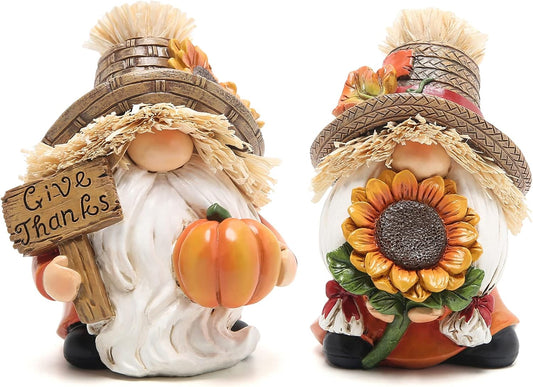 Hodao Fall Thanksgiving Scarecrow Gnomes Table Decorations for Home Creative Thanksgiving centerpieces for Tables Thanksgiving Gifts