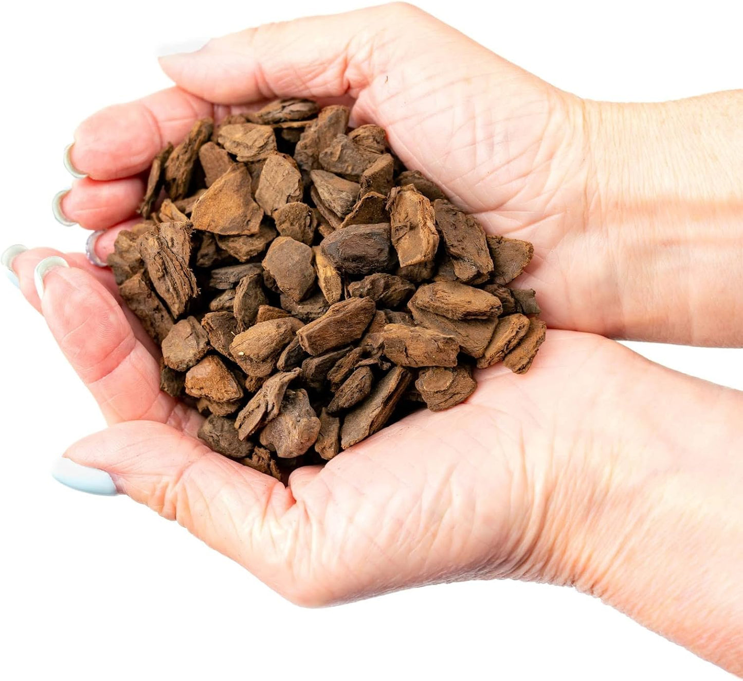 GARDENERA New Zealand Pinus Radiata Bark - Organic Hand Mixed New Zealand Orchiata Pine Bark for Orchids - Medium Chips 9-12mm - 1 Quart Bag