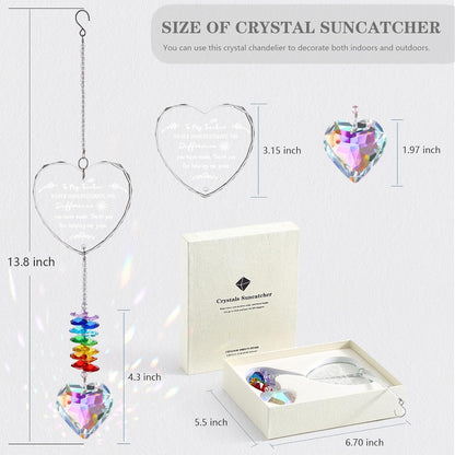 Teacher Appreciation Gifts, K9 Crystal Suncatcher Teacher Gifts for Women, Teachers Retirement Thank You Gift