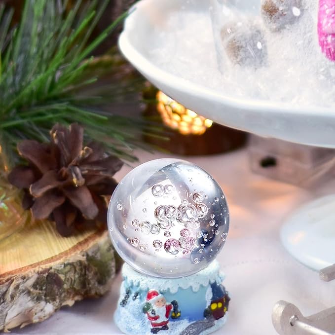uxcell 70mm/2.8" Crystal Sphere Ball Bubble Glass Solid Decorative Sphere Crystal Ball Prop Ornament for Feng Shui Divination Fortune Telling Tabletop Fountain Decoration, Clear