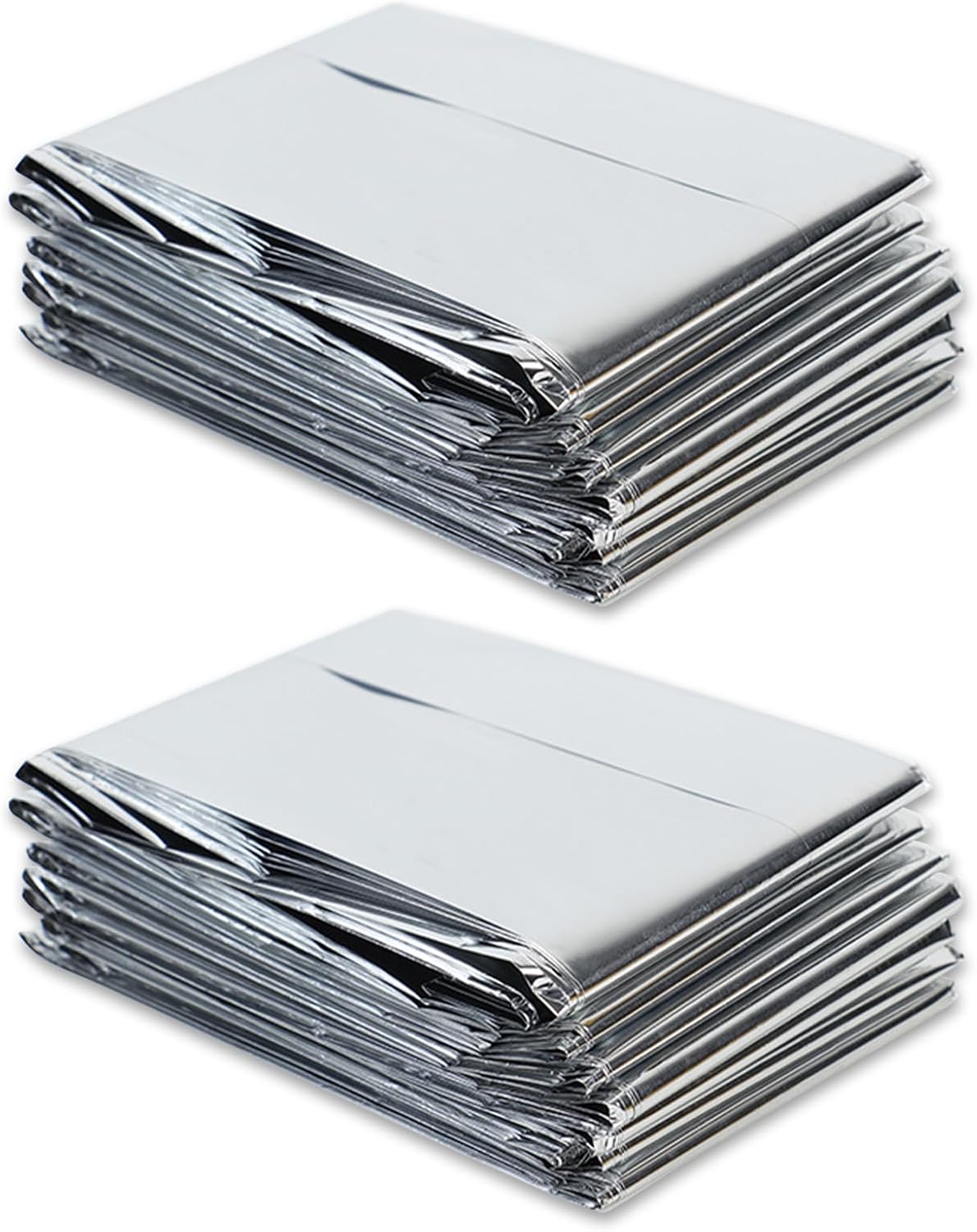 2 Pcs Plant Reflective Mylar Film, 82.6 x 55.1 Inch High Silver Plant Reflective Film, Garden Greenhouse Covering Foil Sheets for Plant Growth/First Aid/Marathon/Camping/Outdoor Survival