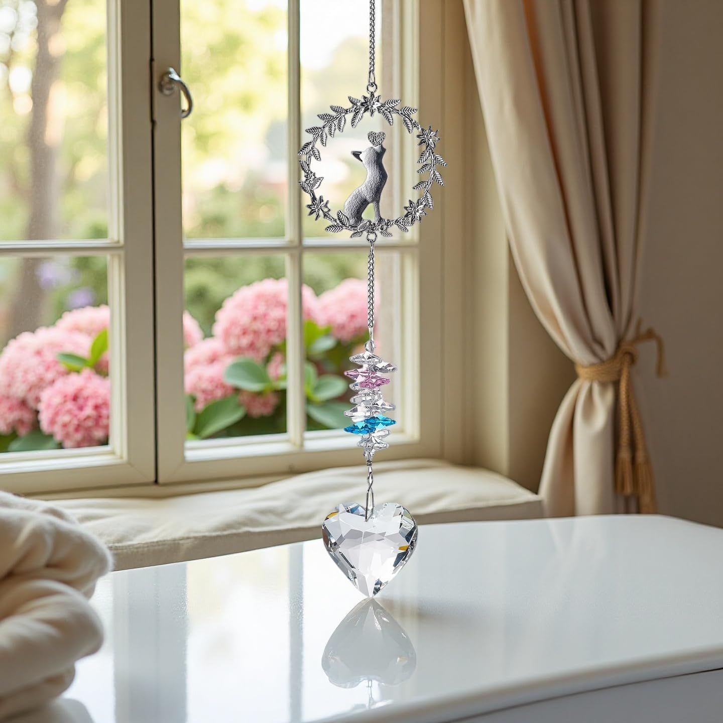 Pet Memorial Suncatcher,Dog Memorial Gifts for Loss of Dog,Cats Remembrance,Pet Loss Sympathy Gift,Bereavement Gifts(Cat)