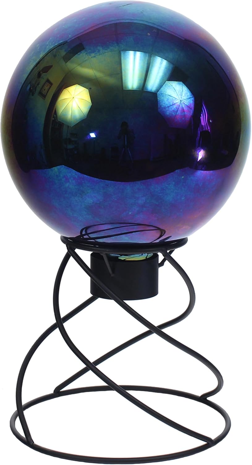 Echo Valley 8106 10-Inch Glass Gazing Globe, Arco Iris