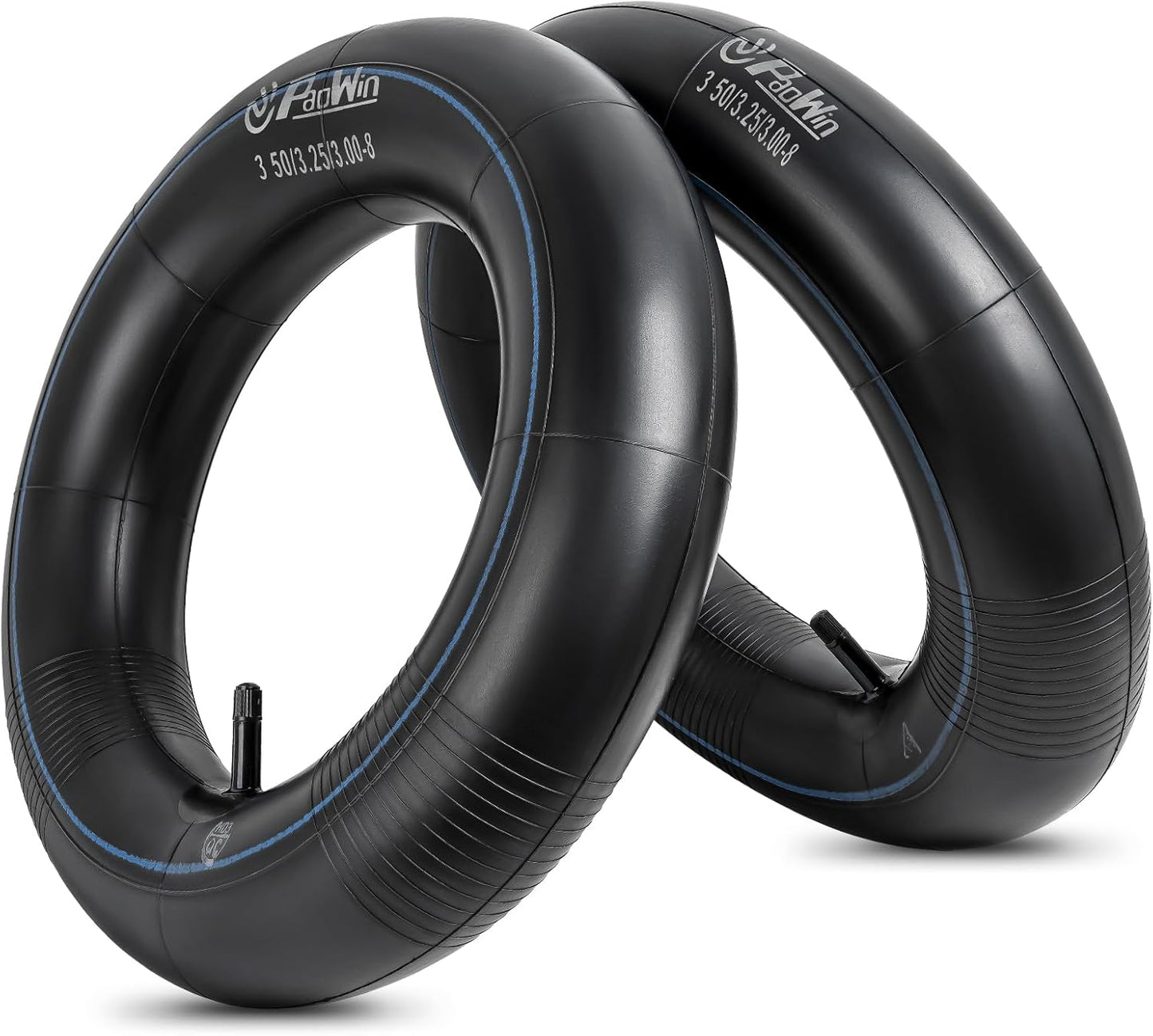 2 PCS 3.50/3.25/3.00-8 Replacement Inner Tubes with TR13 Straight Valve Stem Compatible with Wheelbarrows, Mowers, Hand Trucks and More 3.50-8 3.25-8 3.00-8 Tire Tubes