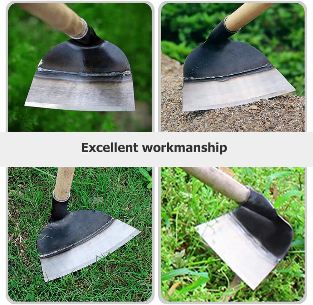 DOITOOL Hand Hoe Head Replacement Hoe Garden Tool Heavy Duty Farm Hoe Gardening Planting Agricultural Tiller Digging Weeding Tool Hoe Head for Agriculture