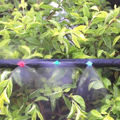 90 180 360 Degree Atomizing Sprinkler Sprayer, Micro Garden Lawn Water Spray Misting Nozzle Sprinkler Irrigation System for Agriculture,Hydroponic and Aeroponic Irrigation, 3Colors, 150PCS