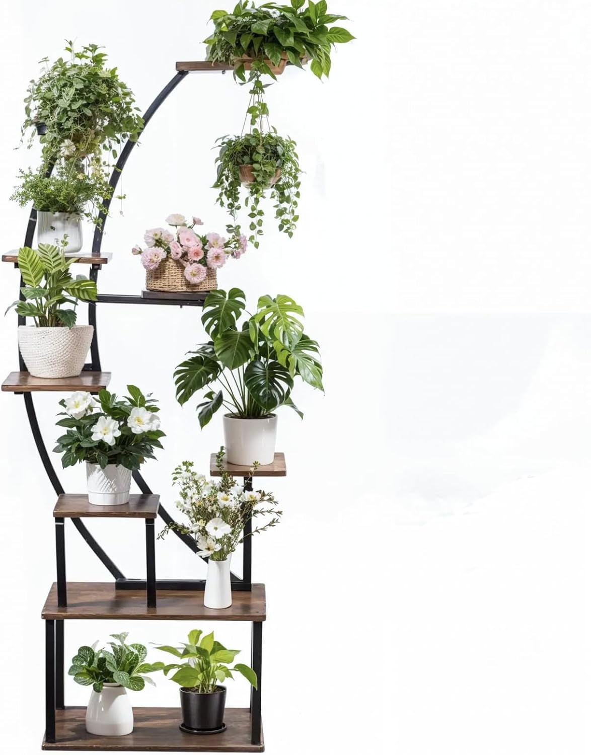 Hanging Plant Stand Indoor Pots for Planter: Air Plants Holder with Watering Can Indoor Plants& Pots Women's Bedroom Decor Indoor Garden Gift