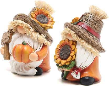 Hodao Fall Thanksgiving Scarecrow Gnomes Table Decorations for Home Creative Thanksgiving centerpieces for Tables Thanksgiving Gifts