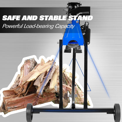 BILT HARD 6.5 Ton Electric Log Splitter with Stand - 15 Amp Motor Wood Splitter with Hydraulic Ram, Electric Firewood Splitting Machine Firewood Processing, Home Heating, and Yard Maintenance