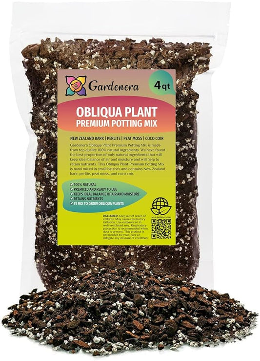 Monstera Obliqua Soil Blend - Designed to Meet The Unique Needs of Your Plant - 4 Quart